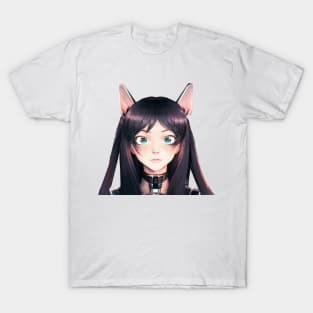 Girl Neko cats kawaii cute T-Shirt